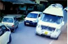 Brake failure : Tempo rams into check-post barricades